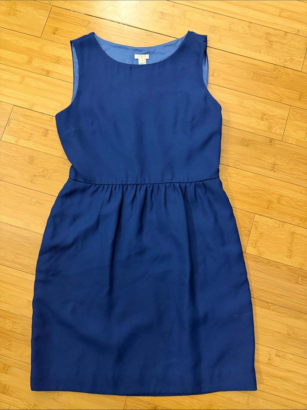 J. Crew Cobalt Blue Sleeveless Sheath Dress